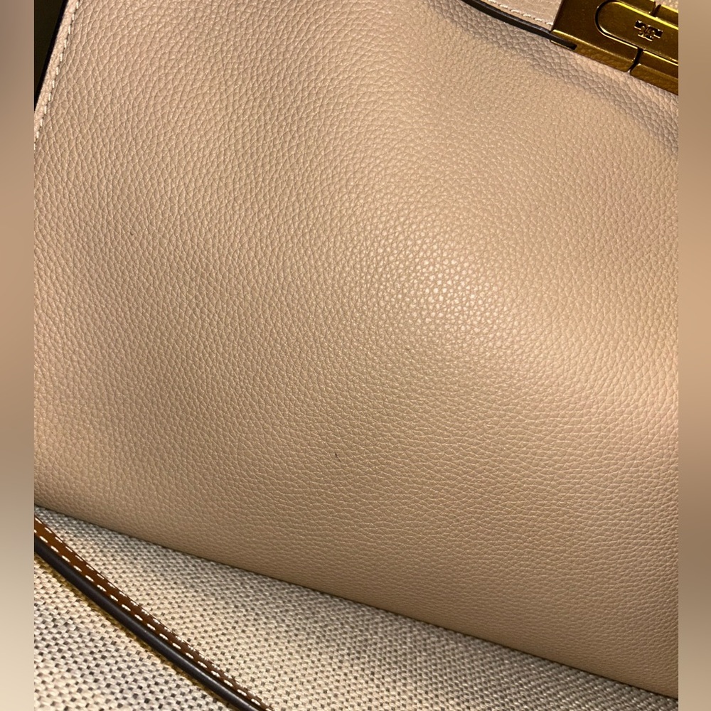 Tory Burch *Limited SoHo Edition* Lee Radziwill Pebbled Double Bag - Picture 2 of 14